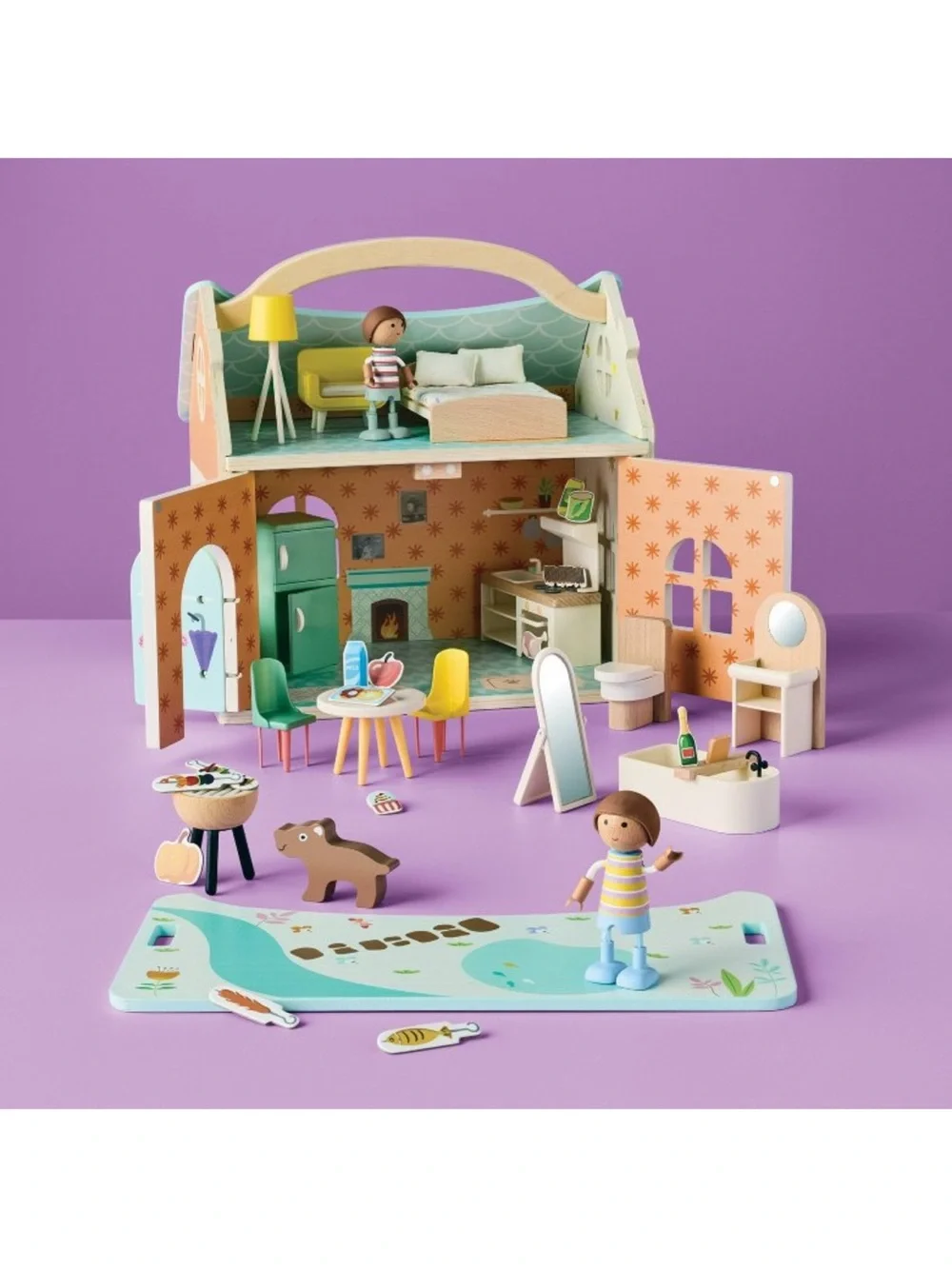 Fold and Go Dollhouse - Gigglescape